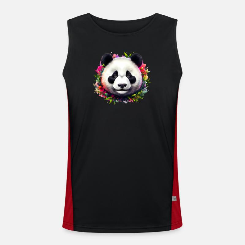 Panda Men's Functional Contrast Tank Top 