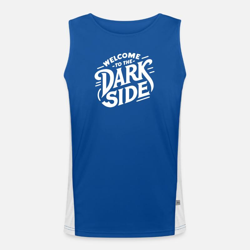 The Dark Side (dark) Men's Functional Contrast Tank Top 