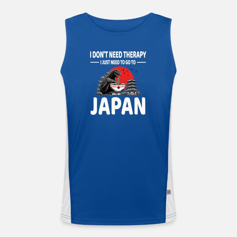 Japan Funktionelles Kontrast-Tank Top für Männer 