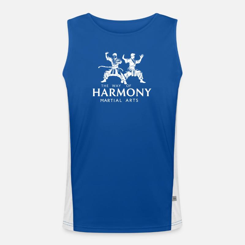 Kampfkunst Funktionelles Kontrast-Tank Top für Männer 