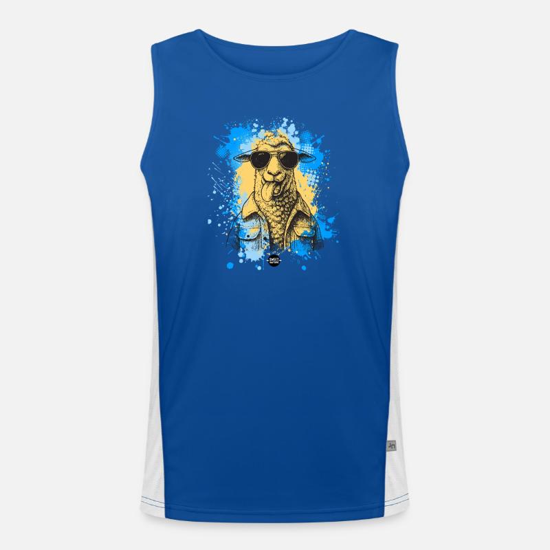 Bleat Mode: Activated Men's Functional Contrast Tank Top 