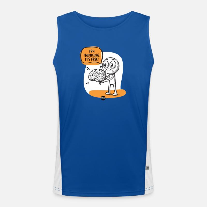 Brain. Some Assembly Required. Men's Functional Contrast Tank Top 