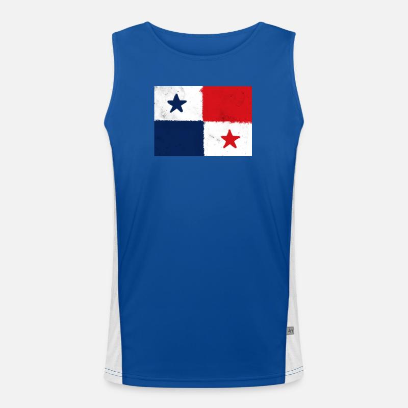 Drapeau du Panama Débardeur respirant contrasté Homme 