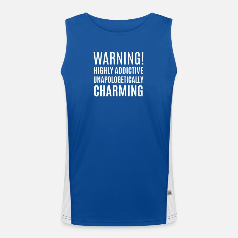 Funny quotes Men's Functional Contrast Tank Top 