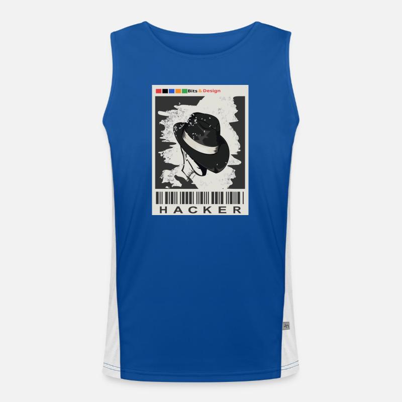 Hacker recherché Débardeur respirant contrasté Homme 