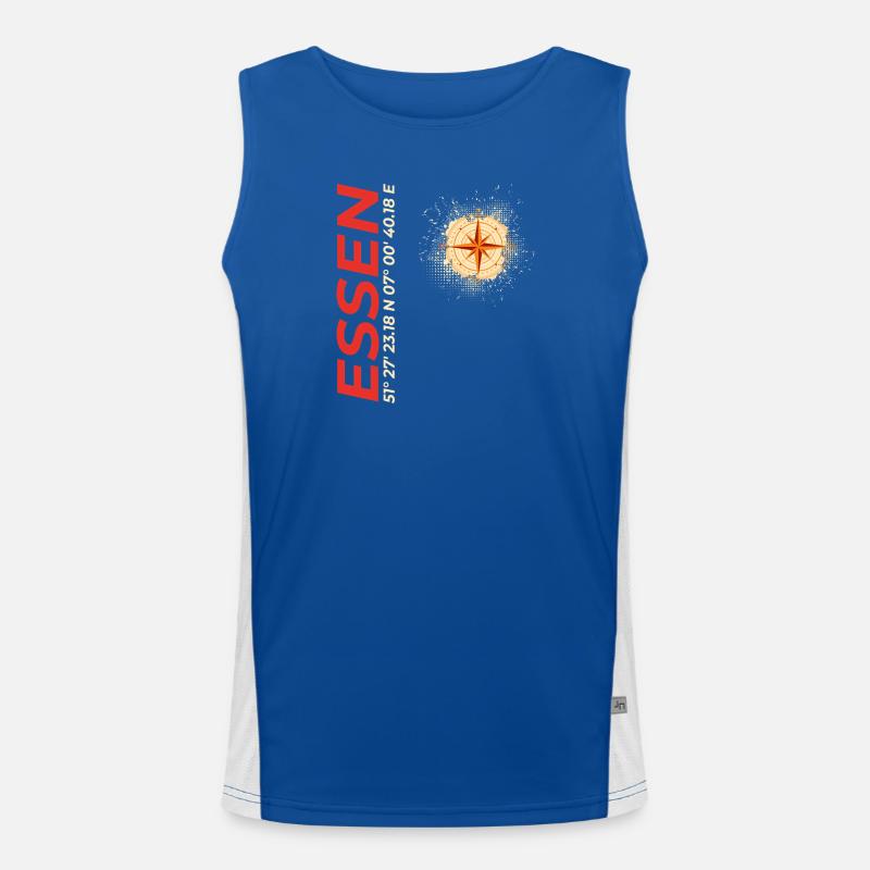 Essen Funktionelles Kontrast-Tank Top für Männer 