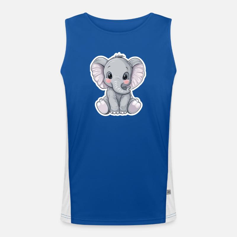 Éléphant Débardeur respirant contrasté Homme 