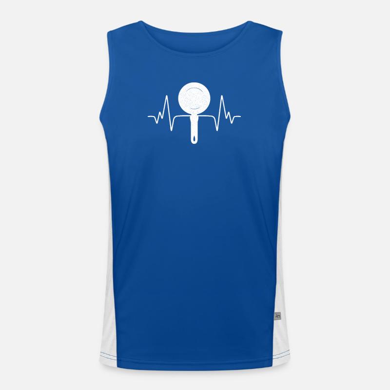 Baking Strainer vintage Funktionelles Kontrast-Tank Top für Männer 