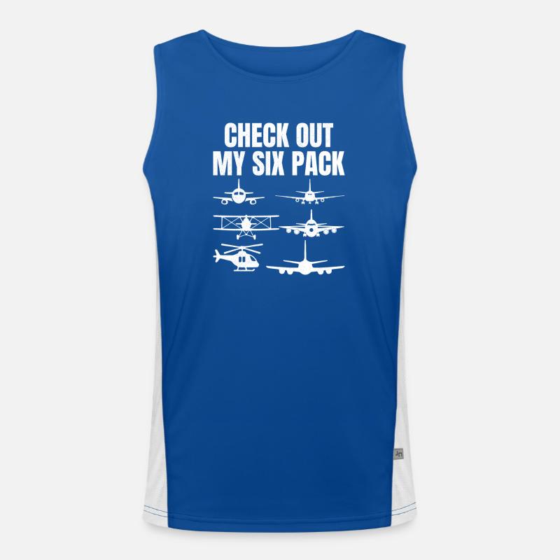 Check out my six Pack Men's Functional Contrast Tank Top 