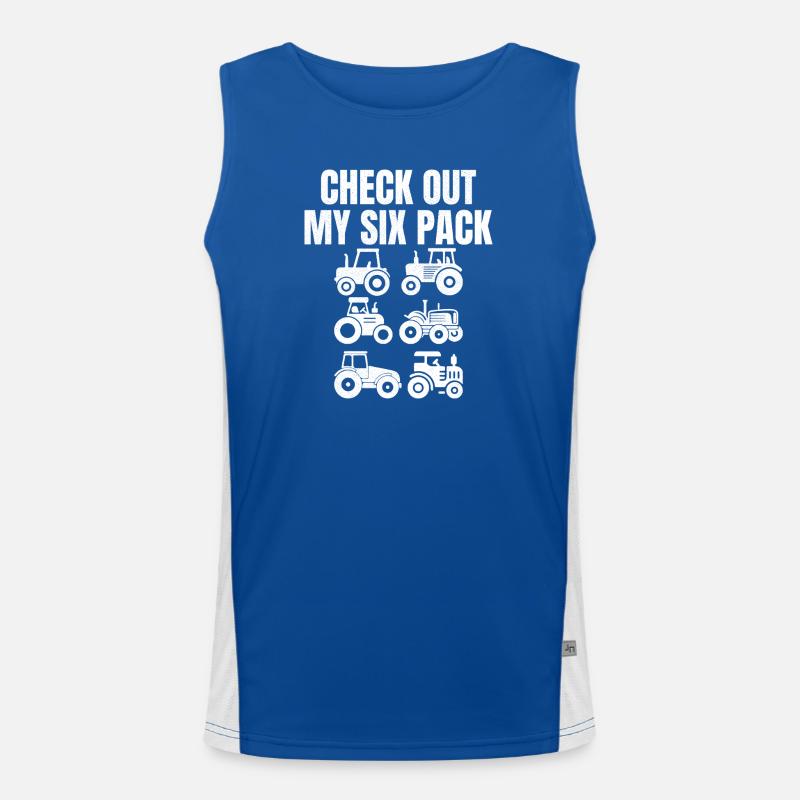 Découvrez mon pack de six Débardeur respirant contrasté Homme 