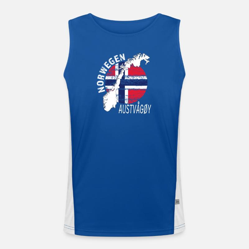 AUSTVÅGØY Funktionelles Kontrast-Tank Top für Männer 