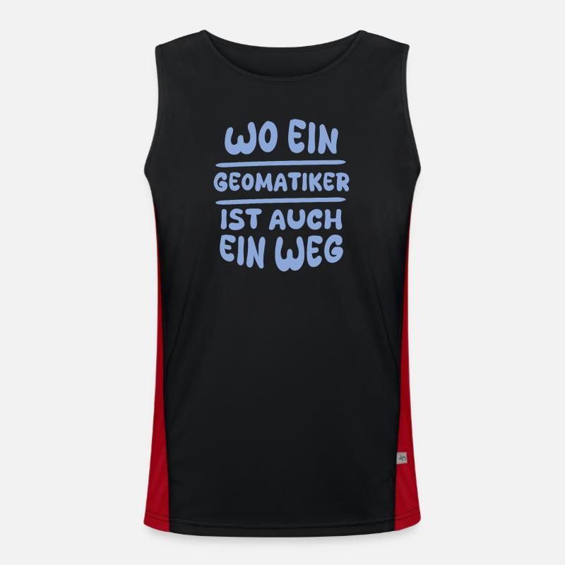 Geomatics Geomatics Men's Functional Contrast Tank Top 
