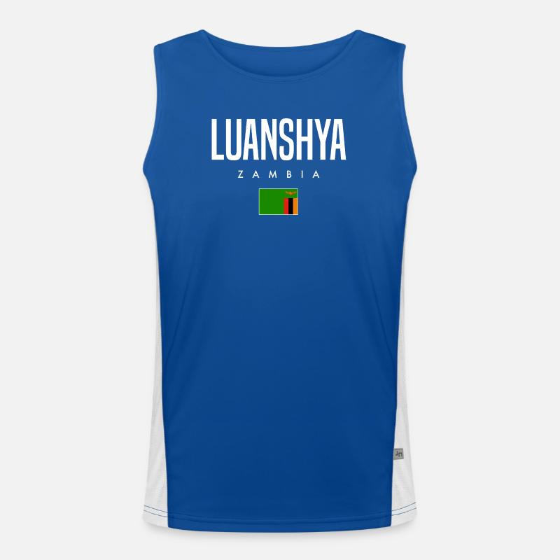 Luanshya Sambia Funktionelles Kontrast-Tank Top für Männer 