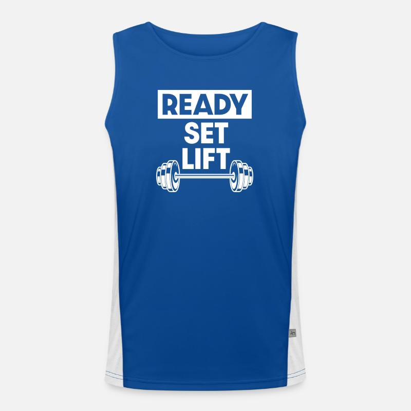 Ready Set Lift Men's Functional Contrast Tank Top 
