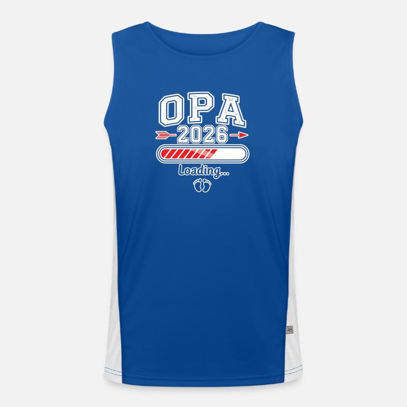 Opa 2026 Loading Funktionelles Kontrast-Tank Top für Männer 