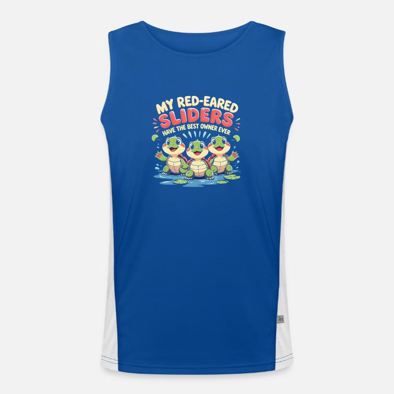 Red-eared Turtle Men's Functional Contrast Tank Top 