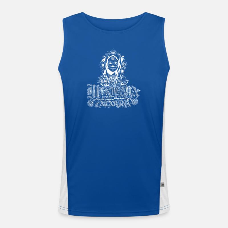 Mexicana Catarina white Funktionelles Kontrast-Tank Top für Männer 