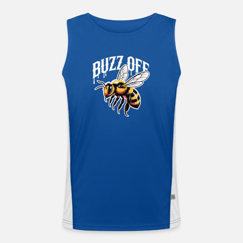 Illustration de Bee Buzz Off Débardeur respirant contrasté Homme 