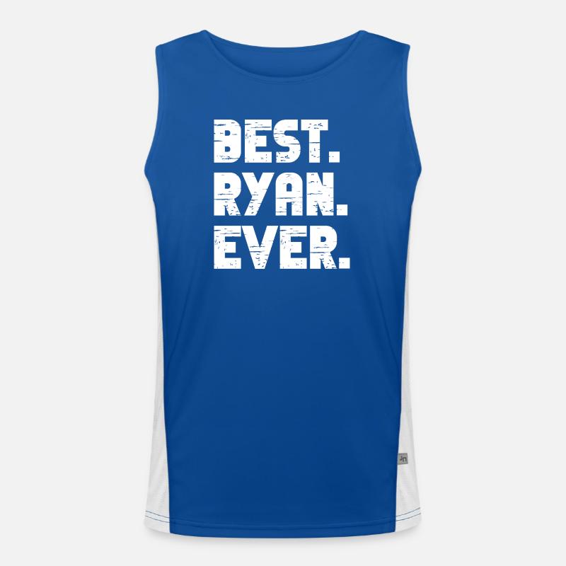 Best Ryan Ever Gift Saying Men's Functional Contrast Tank Top 