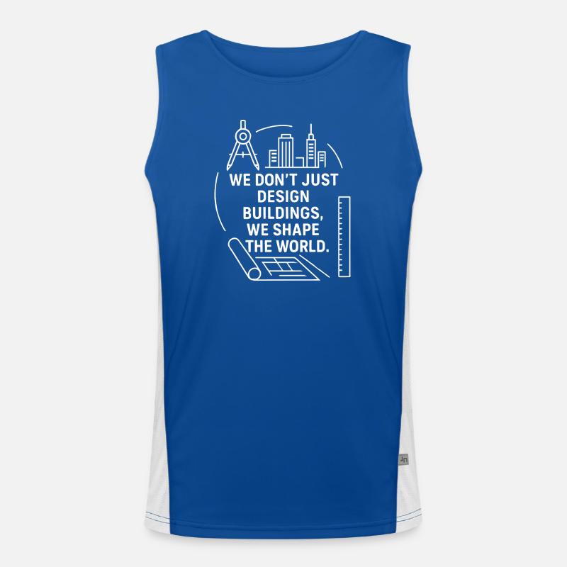 Conception du monde de l’architecture Débardeur respirant contrasté Homme 