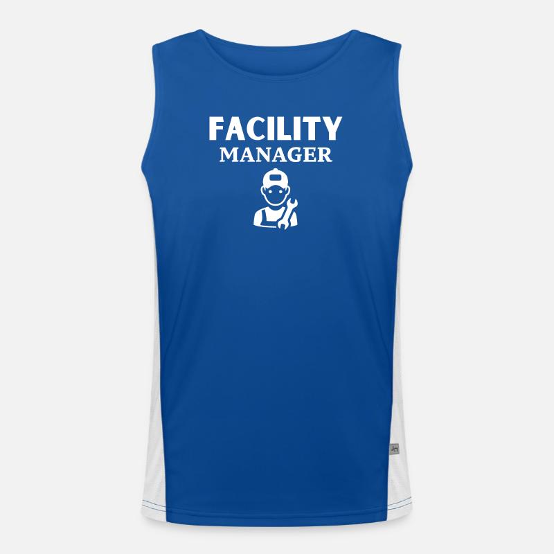 Gestionnaire d’installations Débardeur respirant contrasté Homme 