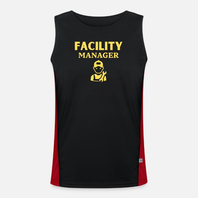 Facility Manager Men's Functional Contrast Tank Top 