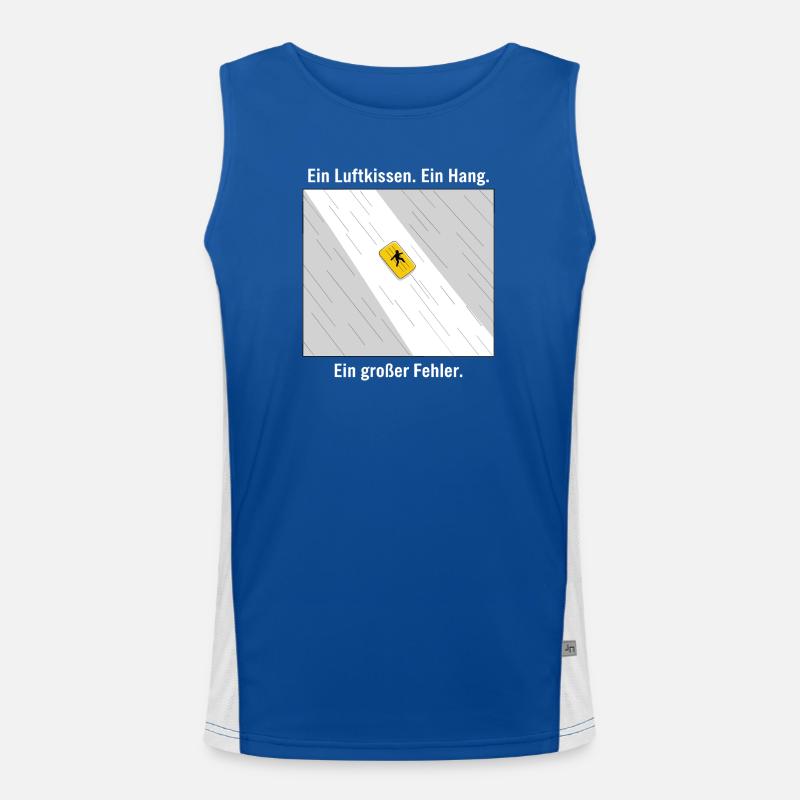 Ein großer Fehler Funktionelles Kontrast-Tank Top für Männer 