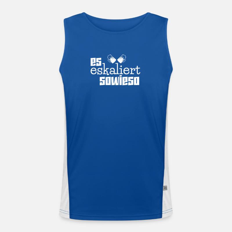 Dirndl Lederhosen Replacement Men's Functional Contrast Tank Top 