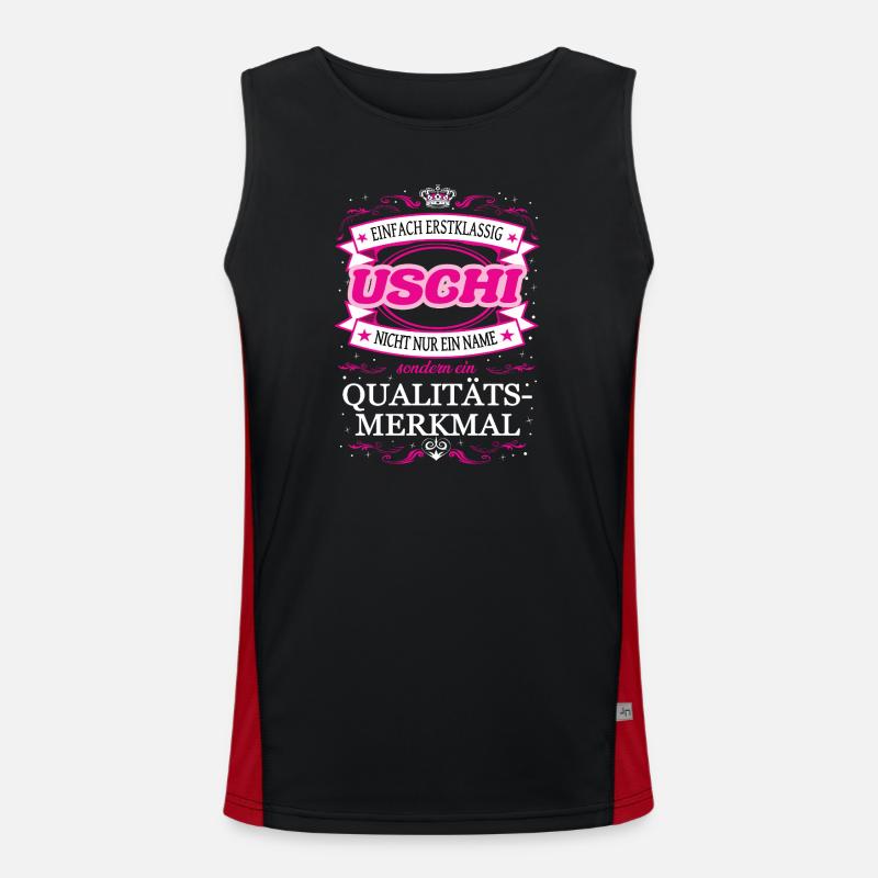 Quality feature Uschi simply first-class Men's Functional Contrast Tank Top 