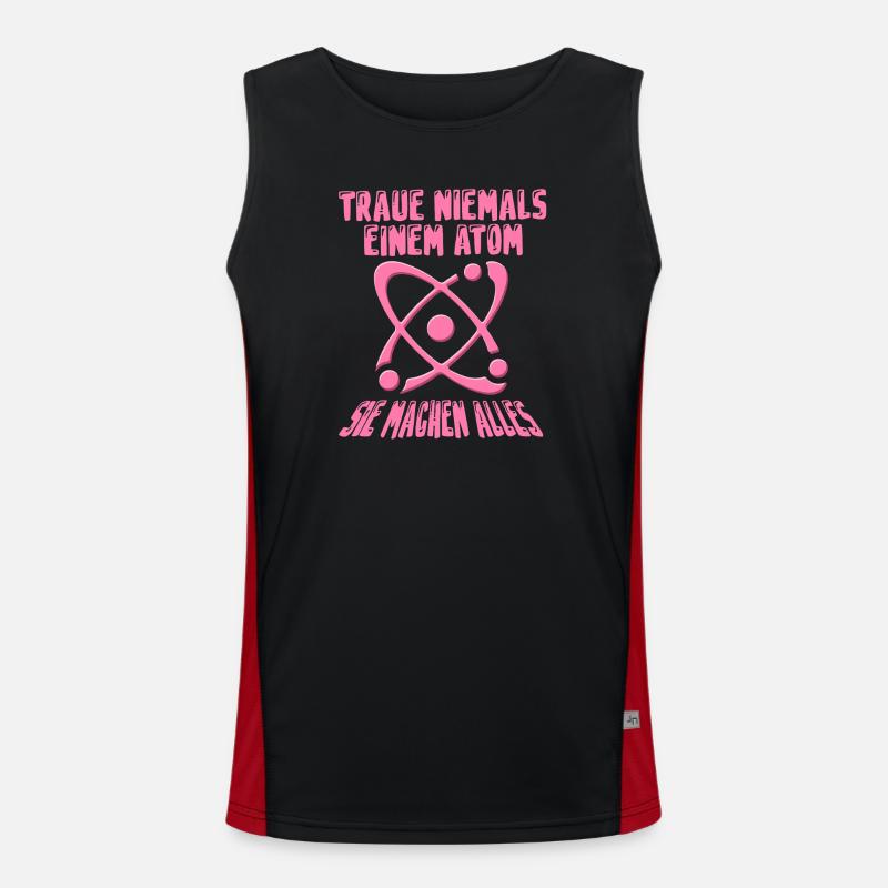 Physics Physicist Teacher Science Funny Saying Men's Functional Contrast Tank Top 
