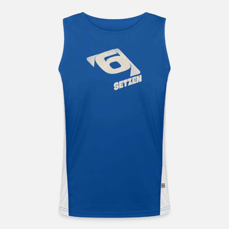 Sechs Setzen Funktionelles Kontrast-Tank Top für Männer 