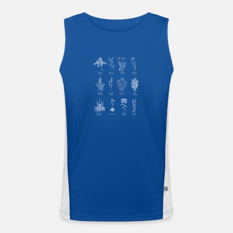 Wild herb magic - nature in its purest form Men's Functional Contrast Tank Top 