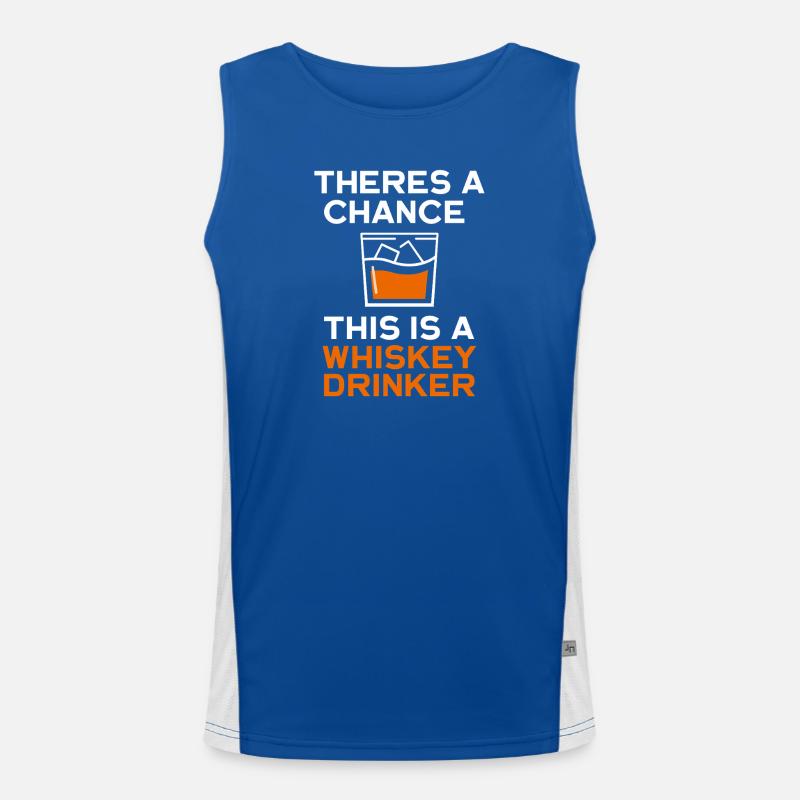 Whiskey Saying Whiskey Drinker Whiskey Lovers Débardeur respirant contrasté Homme 