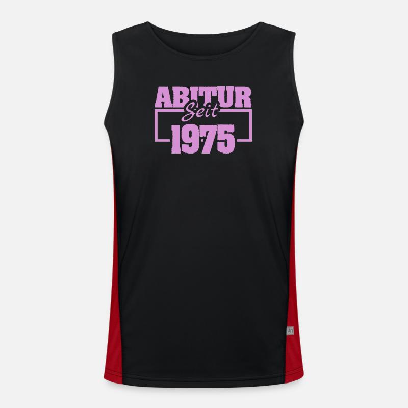 1975 Funktionelles Kontrast-Tank Top für Männer 