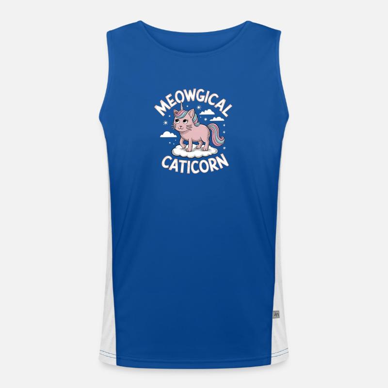 Miauiger Sternbock Funktionelles Kontrast-Tank Top für Männer 