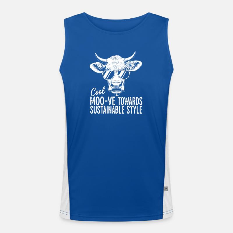 Moo-ve Vers un style durable Débardeur respirant contrasté Homme 