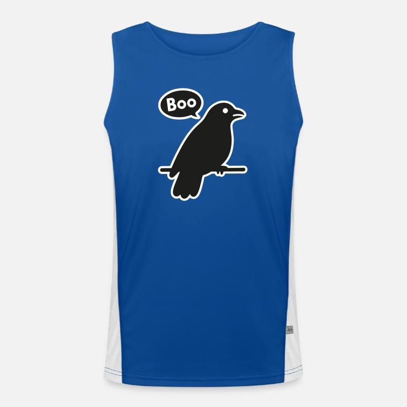 Corbeau effrayant Débardeur respirant contrasté Homme 