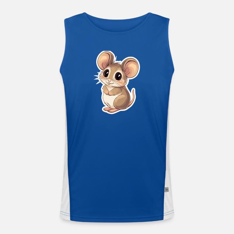 souris Débardeur respirant contrasté Homme 
