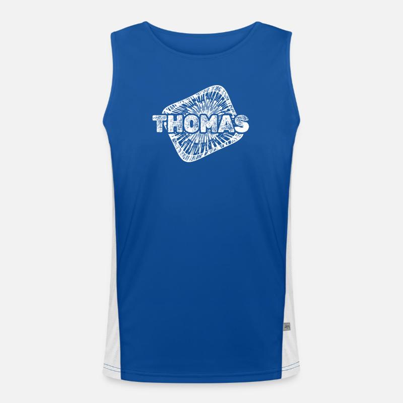 Geburt Thomas Funktionelles Kontrast-Tank Top für Männer 