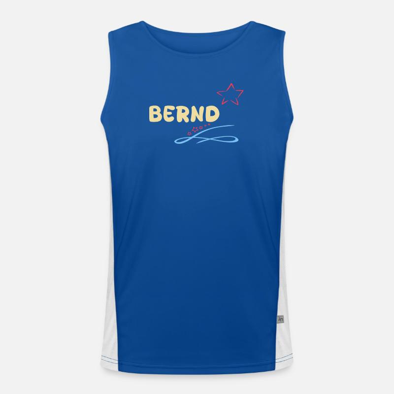 Gift Bernd Men's Functional Contrast Tank Top 