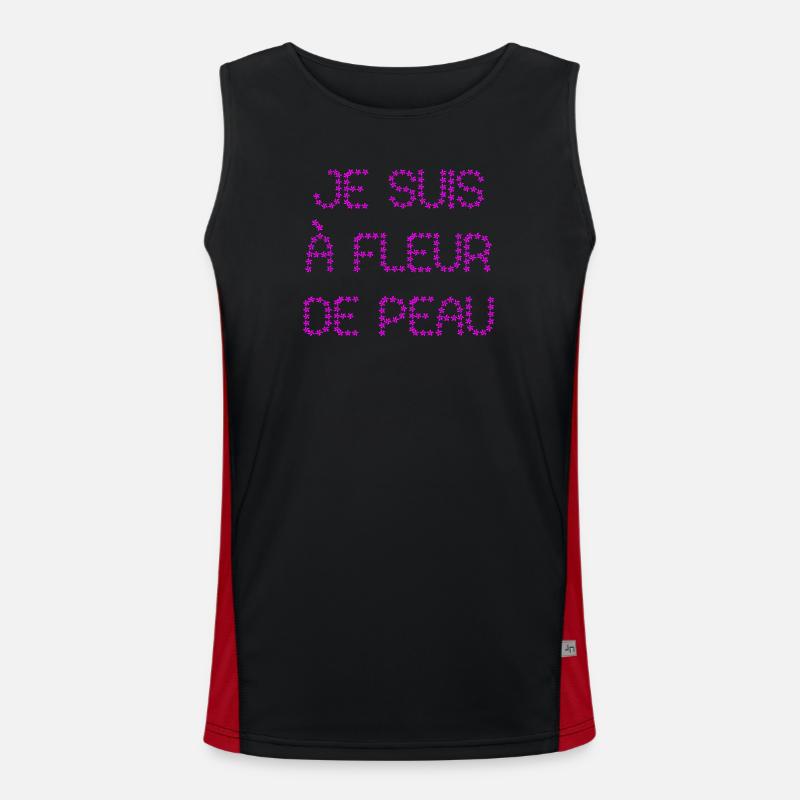 ICH BIN GERADE! Funktionelles Kontrast-Tank Top für Männer 