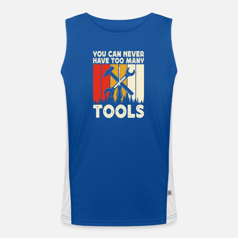 Car Mechanic Mechatronics Technician Screwdriver Gift Men's Functional Contrast Tank Top 
