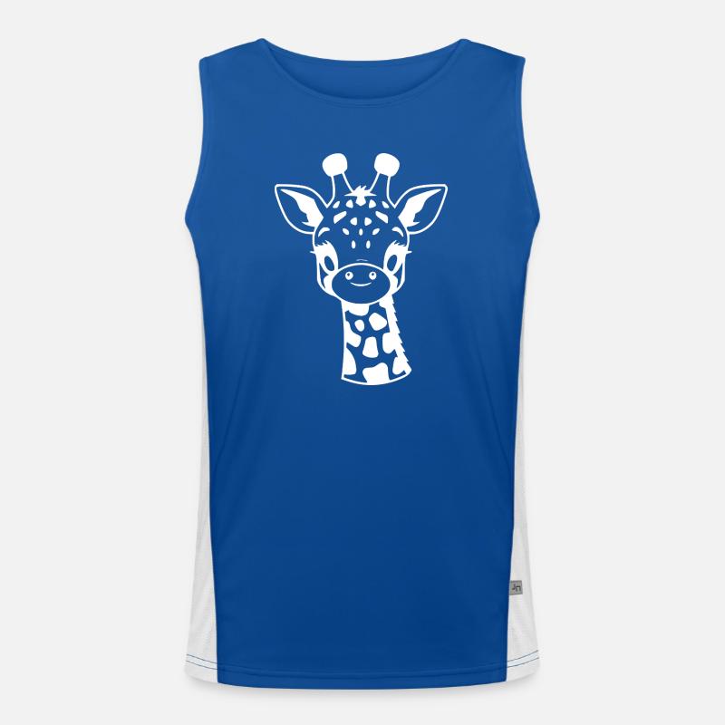 Giraffe Men's Functional Contrast Tank Top 