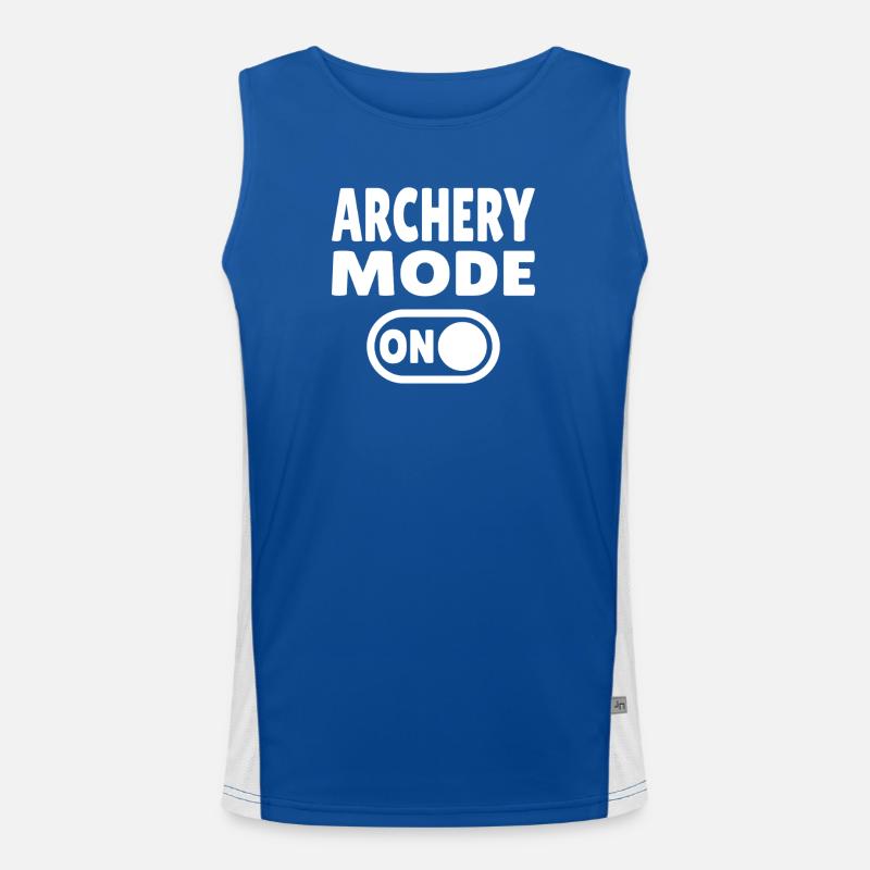 Archery Mode ON  Funktionelles Kontrast-Tank Top für Männer 