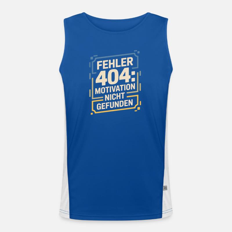 Erreur 404 : Motivation introuvable Débardeur respirant contrasté Homme 