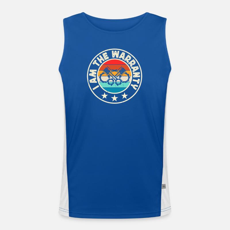 Mechanic Mechatronics Technician Handyman Gift Men's Functional Contrast Tank Top 