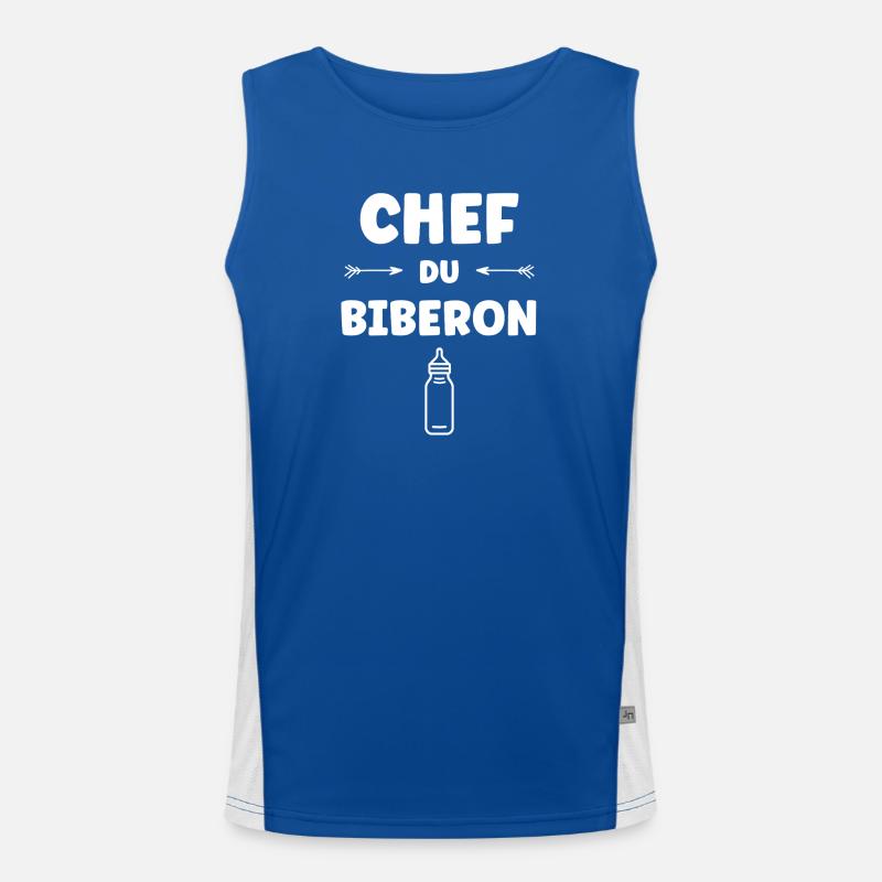 Chef du Biberon Débardeur respirant contrasté Homme 