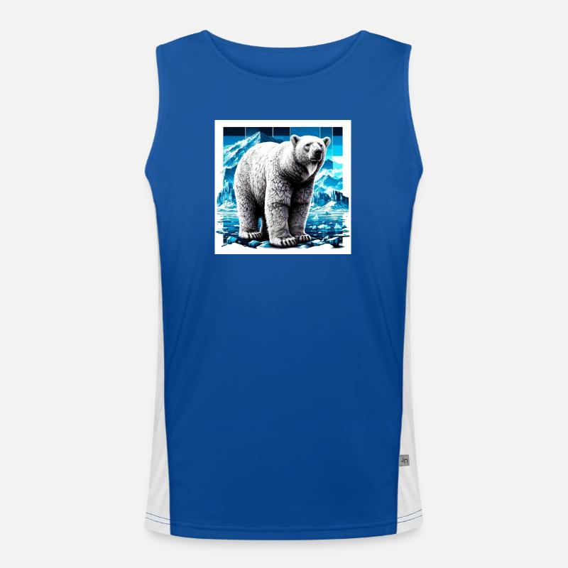Eisbär Funktionelles Kontrast-Tank Top für Männer 