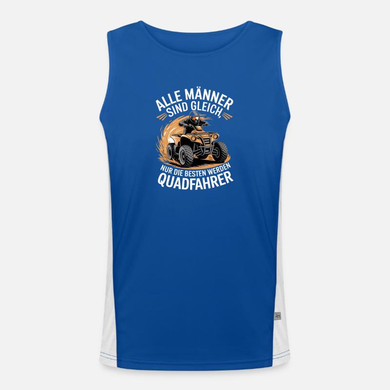 All men are the same, only the best will be Men's Functional Contrast Tank Top 