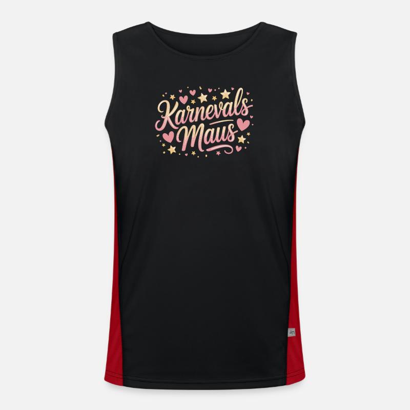 Carnival Mouse Cologne Carnival Mouse Men's Functional Contrast Tank Top 